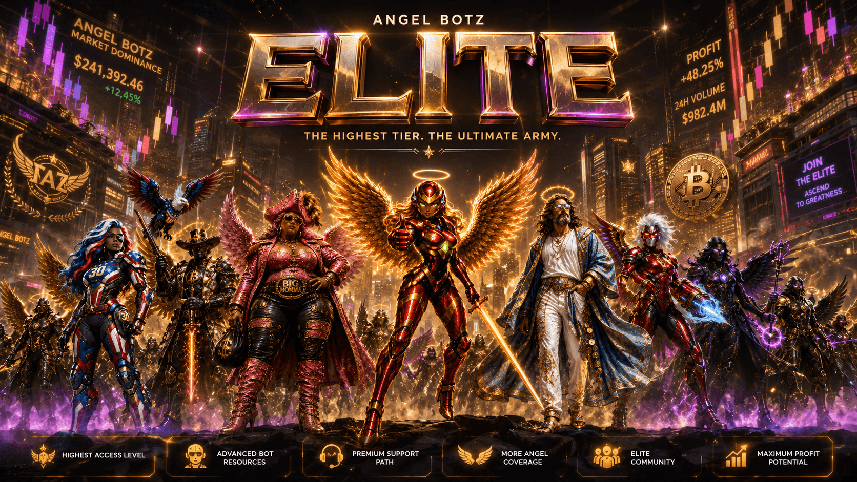 Elite membership Angel artwork