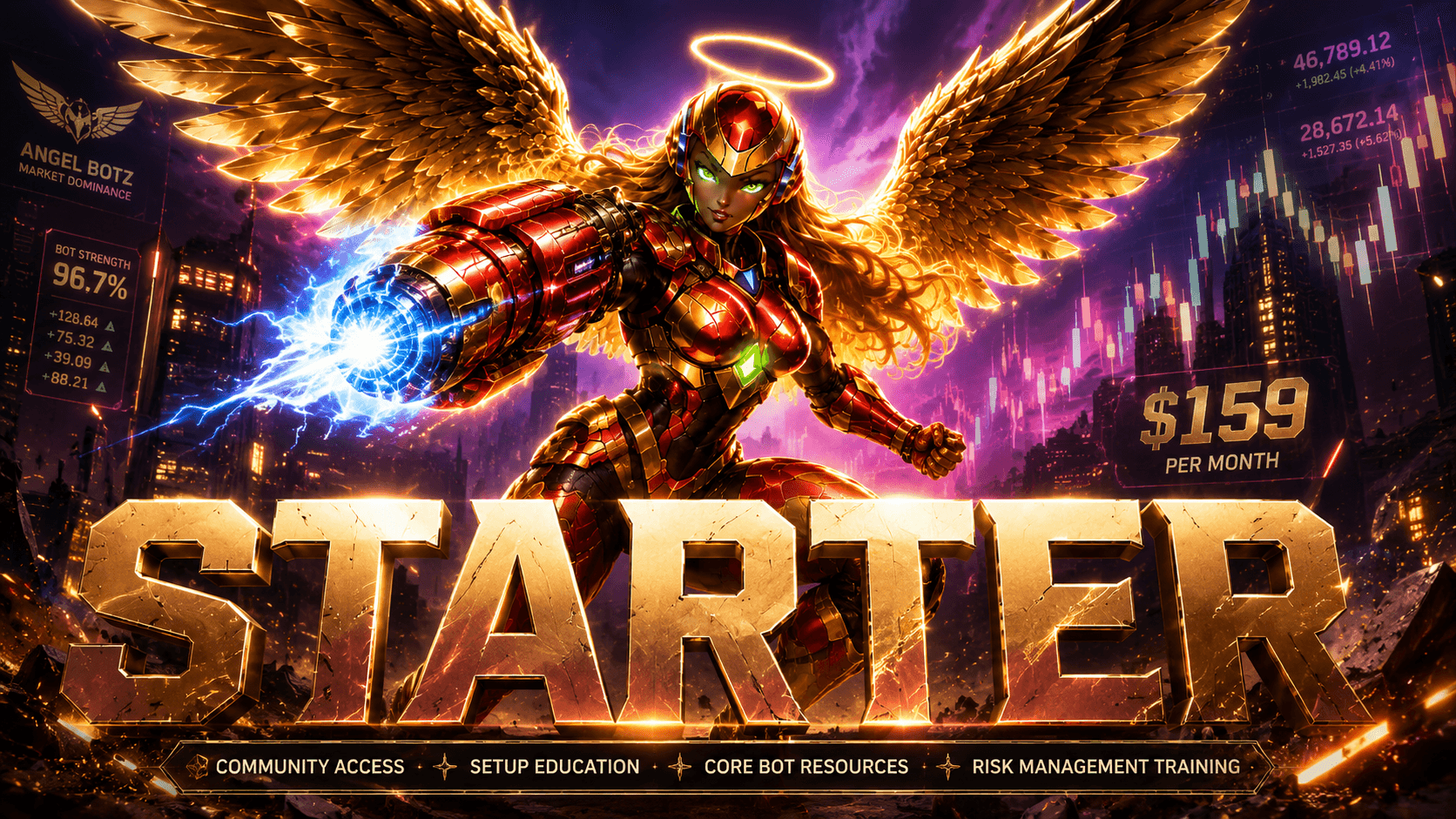 Starter membership Angel artwork